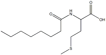 4-(methylsulfanyl)-2-octanamidobutanoic acid Struktur