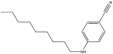 4-(nonylamino)benzonitrile Struktur