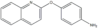 4-(quinolin-2-yloxy)aniline Struktur