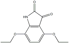 4,7-diethoxy-1H-indole-2,3-dione Struktur