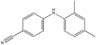 4-[(2,4-dimethylphenyl)amino]benzonitrile Struktur