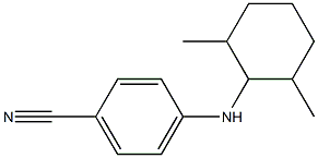 4-[(2,6-dimethylcyclohexyl)amino]benzonitrile Struktur