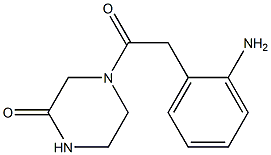 4-[(2-aminophenyl)acetyl]piperazin-2-one Struktur