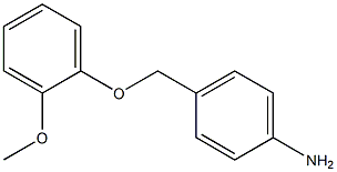 4-[(2-methoxyphenoxy)methyl]aniline Struktur