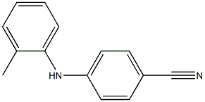 4-[(2-methylphenyl)amino]benzonitrile Struktur