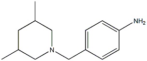 4-[(3,5-dimethylpiperidin-1-yl)methyl]aniline Struktur