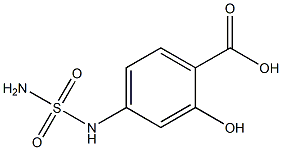 4-[(aminosulfonyl)amino]-2-hydroxybenzoic acid Struktur