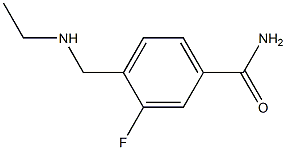 4-[(ethylamino)methyl]-3-fluorobenzamide Struktur