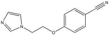 4-[2-(1H-imidazol-1-yl)ethoxy]benzonitrile Struktur