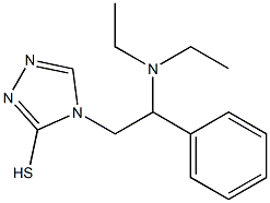 4-[2-(diethylamino)-2-phenylethyl]-4H-1,2,4-triazole-3-thiol Struktur