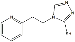 4-[2-(pyridin-2-yl)ethyl]-4H-1,2,4-triazole-3-thiol Struktur