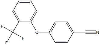 4-[2-(trifluoromethyl)phenoxy]benzonitrile Struktur