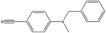 4-[benzyl(methyl)amino]benzonitrile Struktur