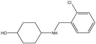 4-{[(2-chlorophenyl)methyl]amino}cyclohexan-1-ol Struktur