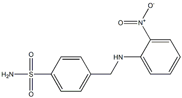 4-{[(2-nitrophenyl)amino]methyl}benzene-1-sulfonamide Struktur