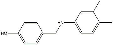 4-{[(3,4-dimethylphenyl)amino]methyl}phenol Struktur