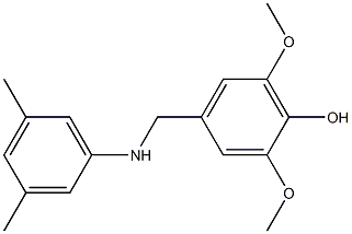 4-{[(3,5-dimethylphenyl)amino]methyl}-2,6-dimethoxyphenol Struktur