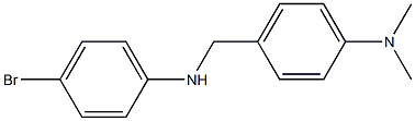 4-{[(4-bromophenyl)amino]methyl}-N,N-dimethylaniline Struktur