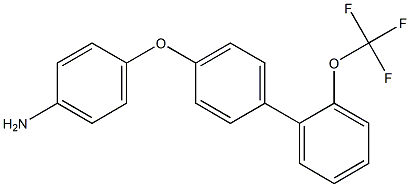 4-{[2'-(trifluoromethoxy)-1,1'-biphenyl-4-yl]oxy}aniline Struktur