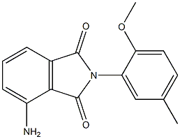 4-amino-2-(2-methoxy-5-methylphenyl)-2,3-dihydro-1H-isoindole-1,3-dione Struktur