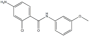 4-amino-2-chloro-N-(3-methoxyphenyl)benzamide Struktur