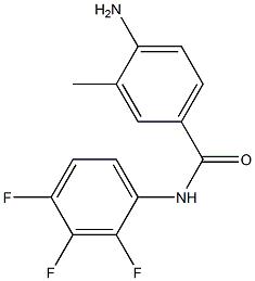 4-amino-3-methyl-N-(2,3,4-trifluorophenyl)benzamide Struktur