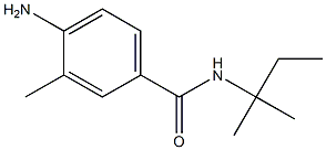 4-amino-N-(1,1-dimethylpropyl)-3-methylbenzamide Struktur