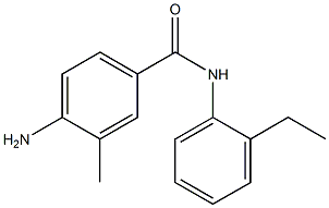 4-amino-N-(2-ethylphenyl)-3-methylbenzamide Struktur