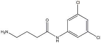 4-amino-N-(3,5-dichlorophenyl)butanamide Struktur