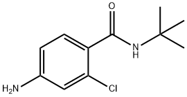 4-amino-N-(tert-butyl)-2-chlorobenzamide Struktur