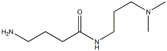 4-amino-N-[3-(dimethylamino)propyl]butanamide Struktur