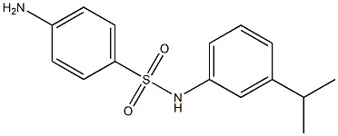 4-amino-N-[3-(propan-2-yl)phenyl]benzene-1-sulfonamide Struktur