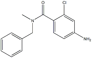 4-amino-N-benzyl-2-chloro-N-methylbenzamide Struktur