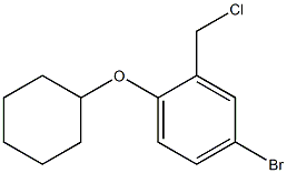 4-bromo-2-(chloromethyl)-1-(cyclohexyloxy)benzene Struktur