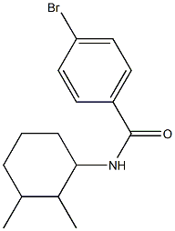 4-bromo-N-(2,3-dimethylcyclohexyl)benzamide Struktur