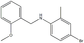 4-bromo-N-[(2-methoxyphenyl)methyl]-2-methylaniline Struktur