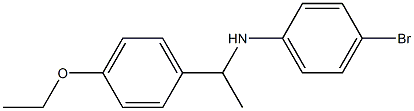 4-bromo-N-[1-(4-ethoxyphenyl)ethyl]aniline Struktur