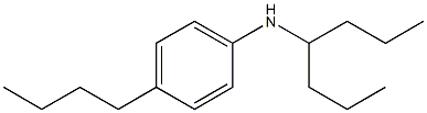 4-butyl-N-(heptan-4-yl)aniline Struktur