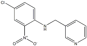 4-chloro-2-nitro-N-(pyridin-3-ylmethyl)aniline Struktur