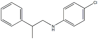 4-chloro-N-(2-phenylpropyl)aniline Struktur