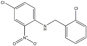 4-chloro-N-[(2-chlorophenyl)methyl]-2-nitroaniline Struktur