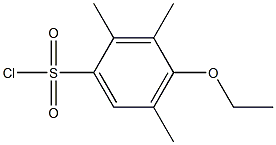 4-ethoxy-2,3,5-trimethylbenzene-1-sulfonyl chloride Struktur