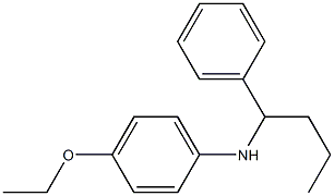 4-ethoxy-N-(1-phenylbutyl)aniline Struktur