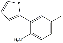 4-methyl-2-thien-2-ylaniline Struktur