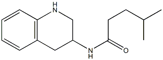 4-methyl-N-(1,2,3,4-tetrahydroquinolin-3-yl)pentanamide Struktur