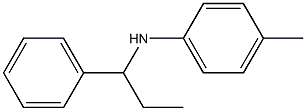 4-methyl-N-(1-phenylpropyl)aniline Struktur