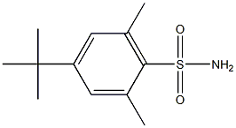 4-tert-butyl-2,6-dimethylbenzenesulfonamide Struktur