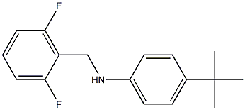 4-tert-butyl-N-[(2,6-difluorophenyl)methyl]aniline Struktur