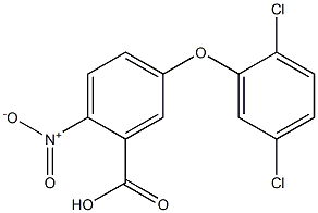 5-(2,5-dichlorophenoxy)-2-nitrobenzoic acid Struktur