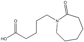 5-(2-oxoazepan-1-yl)pentanoic acid Struktur